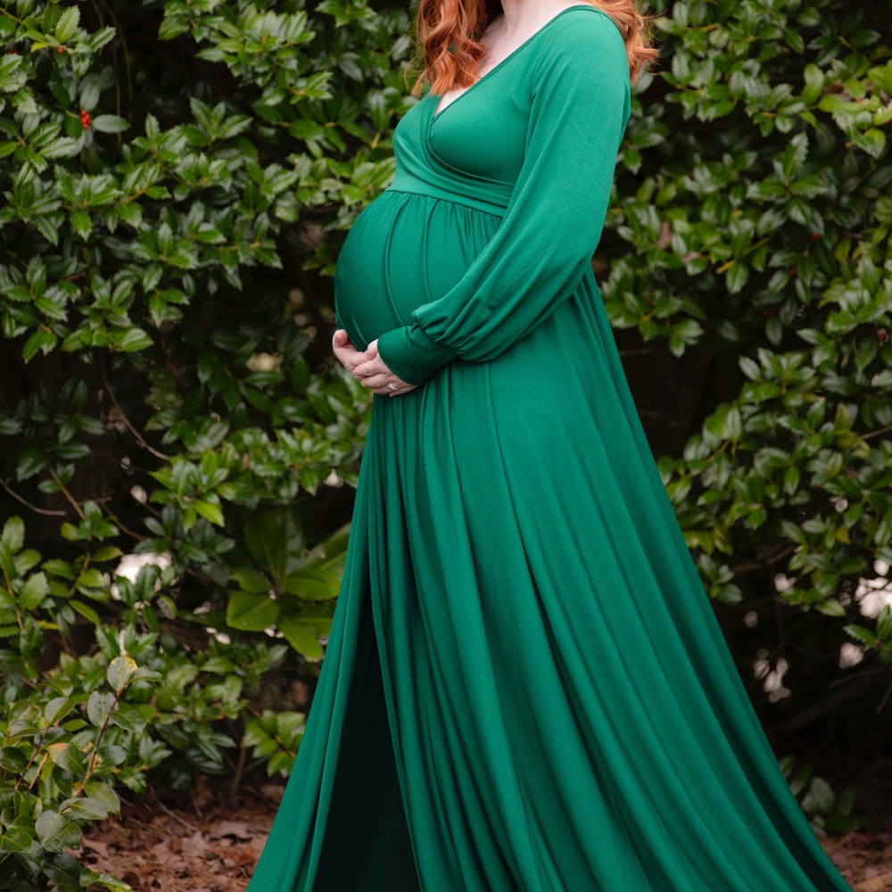 Amazon Women's Long Sleeve Green Dress